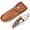With Bag, variant on Wooden Handle Waiter's Corkscrew, Multifunctional Wine Opener with Foil Cutter and Bottle Opener, All-in-One Wine Key with Leather Sheath for Home, Bar, Travel