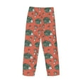 thumbnail image 4 of Kdxio Hedgehog Mushroom Print Men's Sleep Pajama Pant Lounge Pants with Pockets, 4 of 8
