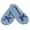 Navy, variant on CTM Striped Ballerina Slipper House Shoe by Wootie (Women)