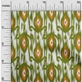 thumbnail image 2 of oneOone Polyester Spandex Light Green Fabric Ikat Dress Material Fabric Print Fabric By The Yard 56 Inch Wide, 2 of 4