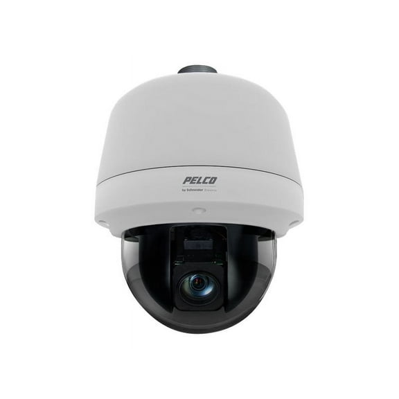 Pelco Spectra Pro Series P1220-ESR0 - Network surveillance camera - PTZ - outdoor - dustproof / waterproof / vandal-proof - color (Day&Night) - 2.1 MP - 1920 x 1080 - 1080/30p - auto iris - motorized - audio - LAN 10/100 - MJPEG, H.264 - DC 24 V
