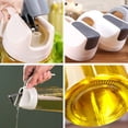 thumbnail image 3 of Un juego de 2 botellas de aceite plegables para coche de 600 ml, botellas de aceite de vinagre con tapas y tapones automáticos, botellas de aceite de oliva, dispensadores de aceite de vidrio, utilizad, 3 of 5