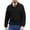 Black, variant on Iugvhana Stand-Up Collar Sweaters for Men Daily Casual Pullover Rib Design Knitted Slim Fit Lightweight Long Sleeve Sweater Brown XXXL
