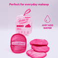 thumbnail image 6 of The Original MakeUp Eraser, Pink 3-Day Set + Bonus Makeup Eraser Reusable Cloths, 6 of 13