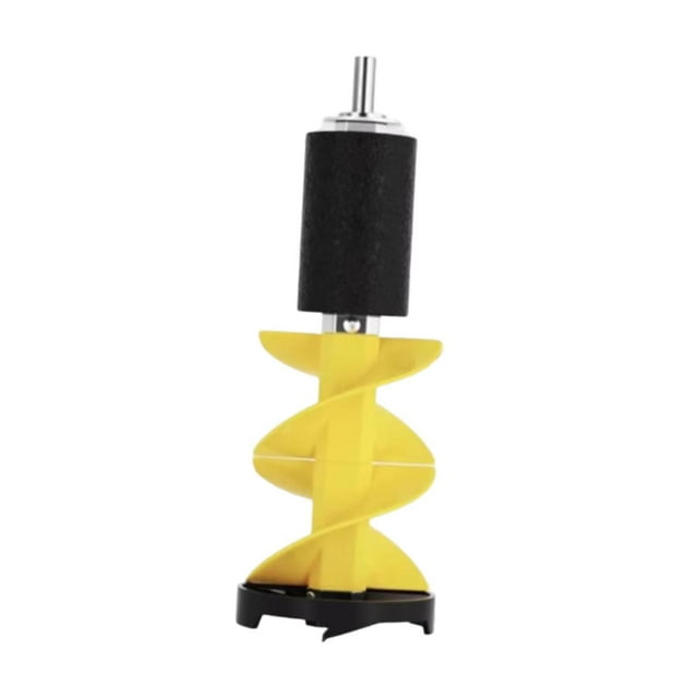 relayinert Sturdy Ice Fishing Auger Designed For Precision Hole Making In Oceans Sea Fishing Lakes And Winter Sports Yellow 50cm