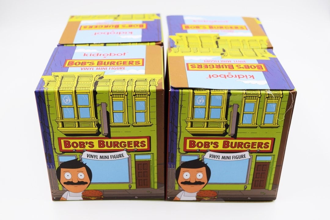 SET OF 4 BOB/'S BURGERS BLIND BOX VINYL FIGURE SERIES 2 BY KIDROBOT