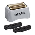 thumbnail image 1 of Pro Shaver Replacement Foil and Cutter - Compatibles with Andis Models, Super Soft Gold Titanium Cutters, 1 of 3