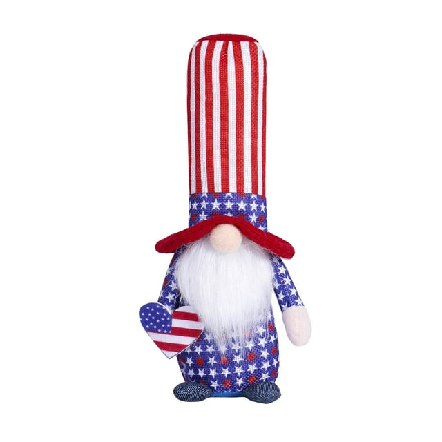 ¡Ahorra en Grande!, Decoración de elección presidencial con gnomo patriótico: regalo para el Día de los Veteranos Akmoler