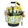 thumbnail image 3 of MELOTOUGH 5 Gallon Bucket Tool Organizer for Garden Tools Bucket Caddy OrganizerFit 3.5 to 5 Gallon Bucket (Yellow Flower), 3 of 6