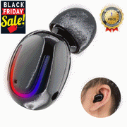 Black Friday Sales ! Bluetooth Earbud, Q13 Mini Bluetooth Music Earbud Smallest Wireless Invisible Headphone with 5 Hour Playtime Car Headset for iPhone and Android Smart Phones