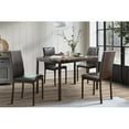 thumbnail image 2 of Lexicon Tempe 5-Piece Transitional Metal Dining Set in Black, 2 of 6