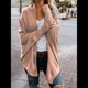 thumbnail image 4 of para Mujer: Suéter Holgado de Punto con de Murciélago y Gran Tamaño. Rosa Talla Única, 4 of 9