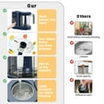 thumbnail image 6 of Baby Food Maker with Auto Steam Cook & Grind,Touch Screen Control, BPA Free Blender Includes Silicone Spatula, 6 of 7
