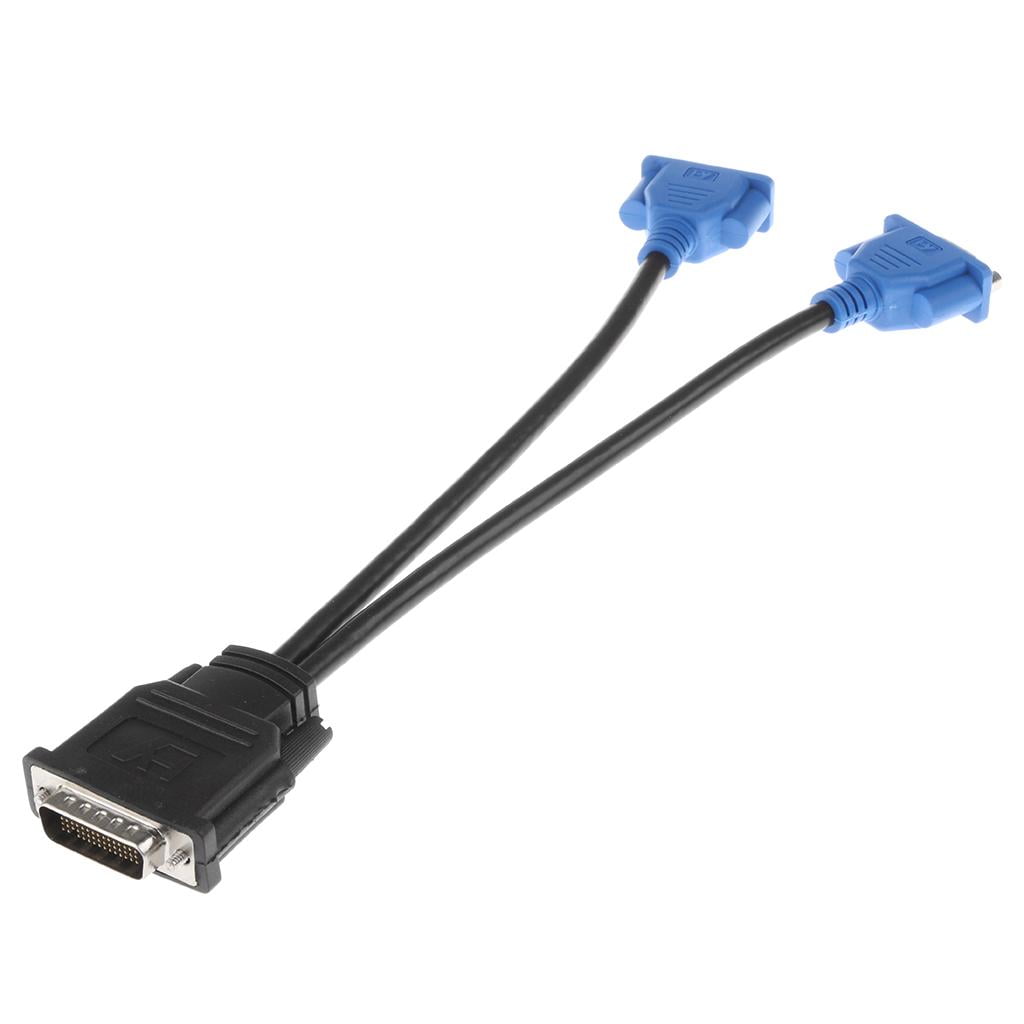 DOUBLE VGA 15-pin SPLIT SIGNAL CABLE LEAD WIRE Video Distribution 