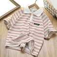 thumbnail image 1 of Haut/chemise à Manches Courtes Rayé pour Enfants de 6 à 16 Ans, 1 of 9