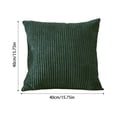 thumbnail image 3 of Throw Pillow Covers 18x18 Inch, Corduroy Ribbed Decorative Square Pillowcases, Farmhouse Holiday Cushion Covers for Couch Sofa Living Room Bedroom Outdoor Home Decor, 3 of 6