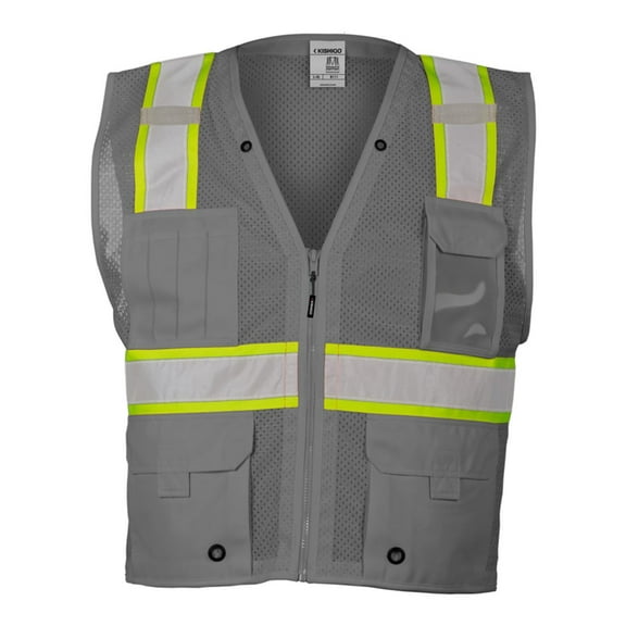 Kishigo EV Series® Enhanced Visibility Multi-Pocket Mesh Vest
