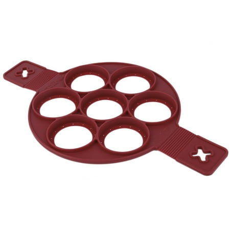 Egg Mold - Non-Toxic Kitchen Non-Stick Silicone Baking Egg Ring Pancake Cooking Mould