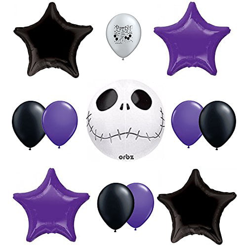 4 Jack Skellington  The Nightmare Before Christmas Balloon Party Decoration 