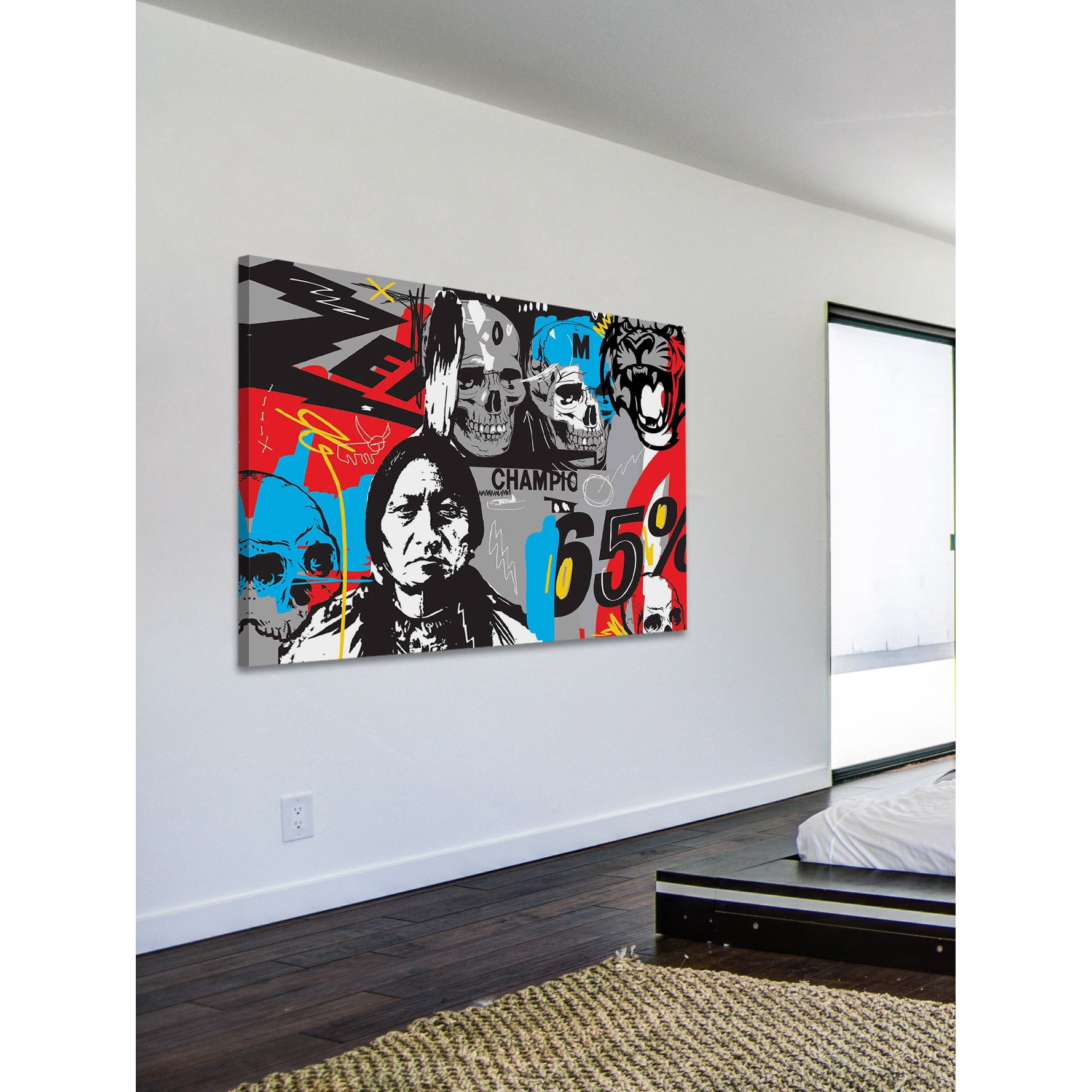 Marmont Hill "Out West I" by Josh Ruggs Painting Print on Wrapped Canvas