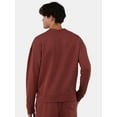 thumbnail image 3 of No Boundaries All Gender Fleece Crewneck Sweatshirt with Long Sleeves, Men's and Big Men’s, 3 of 5