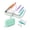 Green-7Day, variant on 14 Day Zipper Pouches Organizer Travel Medicine Weekly Vitamin Medication Reusable Portable Large Holder Daily Container Waterproof Pill Pouch Set-14Pcs Bags Inside, Zipper Pill Case with