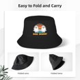 thumbnail image 3 of Bucket Hats Fashion Sun Cap Packable Outdoor Fisherman Hat for Women and Men Happy Halloweenie Witch Dog Bucket Hats, 3 of 8