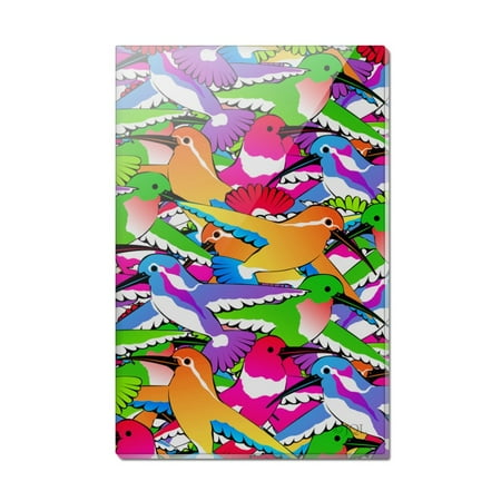 

Hummingbird Colorful Pattern Rectangle Acrylic Fridge Refrigerator Magnet