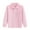 Pink, variant on Tiijoy Boys Girls Long Sleeve Solid Polo Shirt School Uniform Casual Shirt, Sizes 5-6
