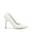 WHITE-PU, variant on BURUDANI Women's Closed Toe High Heels Dress Pointed Toe Wedding Pump Shoes Wide