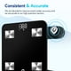 thumbnail image 4 of Báscula de baño Bluetooth de peso digital inteligente Arboleaf, 4 of 8