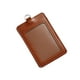 thumbnail image 1 of Seitruly 10 piezas de portatarjetas de identificación, suministros de oficina de negocios, funda protectora informal de colores, funda para tarjetas de Carpetas de archivos Vertical/Marrón, 1 of 6