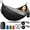 Dark Black, variant on NeoMart Camping Hammock Lightweight, Portable Hammocks Parachute Hammock with Two Tree Straps,Single or Double Travel Swing Nylon Camp Hammocks, Outdoor Essentials for Beach Backpacking Hiking