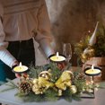 thumbnail image 3 of Christmas Table Centerpieces Decorations, 23.7 Inch Designed with Golden Bowknot Baubles Ornaments, Artificial Golden Berries and Pine Cones for Dining Room Table (Gold Ball), 3 of 4