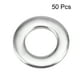 50 Pcs 4mm x 8mm x 0.9mm Rondelle Plate en Acier Inoxydable 304 pour Boulon à Vis – image 2 sur 3