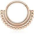 thumbnail image 1 of FFIY Septum Jewelry 16G Septum Ring Septum Piercing Unique Design Daith Piercing Jewelry 316L Surgical Steel Clicker HOPP Segment Hinged Nose Rings Hoop Cartlidge Helix Rook Earrings, 1 of 5