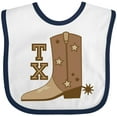 thumbnail image 3 of Inktastic Texas Cowboy Boot Boys or Girls Baby Bib, 3 of 4