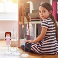 thumbnail image 2 of 12Pcs Mini Doll Stands Adjustable Transparent Doll Display Holder Action Figures Doll Accessories, 2 of 5