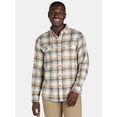 thumbnail image 3 of George Men's & Big Men's 2-Pack Flannel Shirt with Long Sleeves, Sizes XS-3XLT, 3 of 8