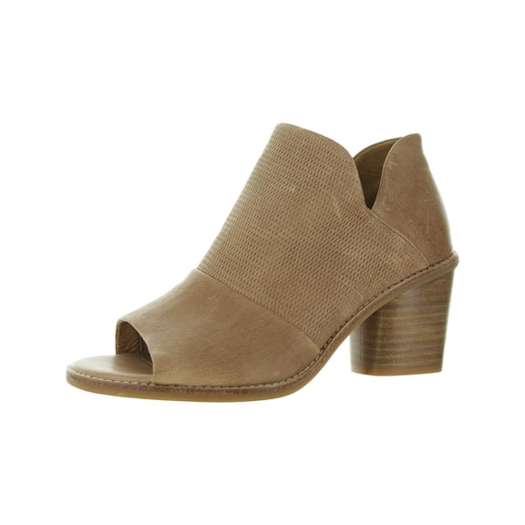 Sofft Womens Molly Leather Open Toe Booties