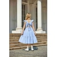 thumbnail image 4 of Arshiner Tween Girl Easter Summer Dresses Graduation Tie Back Flutter Sleeve Maxi Dress, 4 of 9