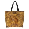thumbnail image 1 of Disketp Vintage Map Bolsa Tote Estampada para Mujer, Bolso de Hombro y de Mano para Compras y Viajes, 1 of 8