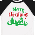 thumbnail image 4 of Inktastic Merry Christmas, Reindeer, Christmas Tree, Stars Boys or Girls Toddler T-Shirt, 4 of 5
