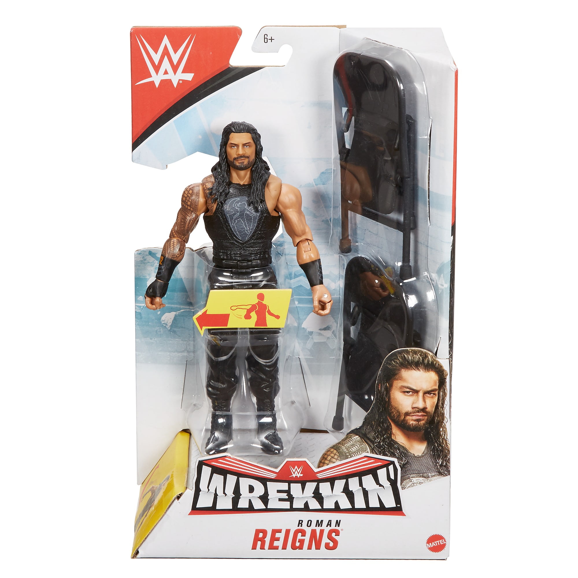 WWE Wrekkin' Roman Reigns 6Inch Action Figure With Wreckable Accessory