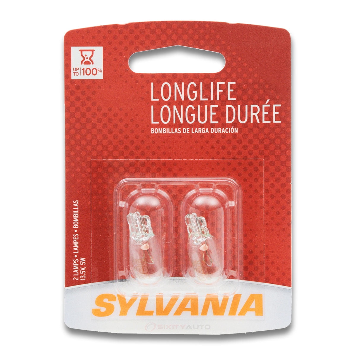 SYLVANIA 2825LL.BP2 Long Life Multi Purpose Light Bulb