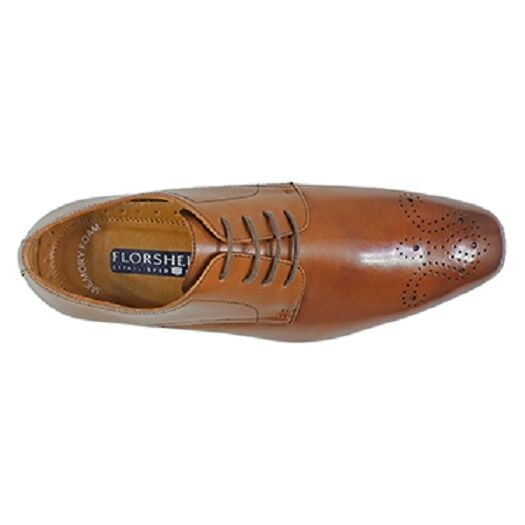 Florsheim Mens shoes Corbetta Perf Toe Oxford Scotch Leather Lace Up 14183-232 