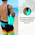 thumbnail image 6 of La-Wedge - Beach Headrest and Accessory Bag - Seafoam, 6 of 7