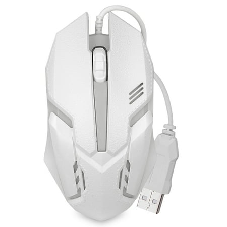 3 Button USB 3D Optical Scroll LED Wired PC 1600 DPI Gaming Mouse -