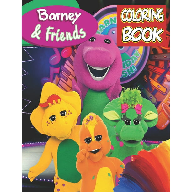 Barney and Friends Coloring Book : Barney and Friends Coloring Book: 35 ...