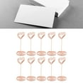 thumbnail image 4 of Place Card Holder, 10Pcs Heart Shape Table Card Holders Table Number Holders Table Picture Stand for Place Cards Wedding Party Office Desk, 4 of 8